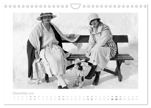 Produktbild: Die 20er Jahre - Glanz und Glorie (Wandkalender 2026 DIN A4 quer), CALVENDO Monatskalender