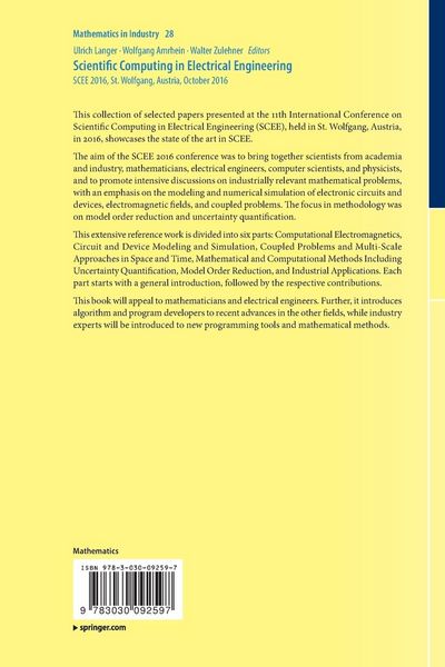 Produktbild: Scientific Computing in Electrical Engineering