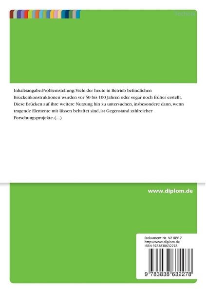 Produktbild: Anwendung der nichtlinearen Bruchmechanik nach der Methode der finiten Elemente am Beispiel der Restlebensdaueranalyse einer st&auml;hlernen Eisenbahnbr&uuml;cke aus genieteten Vollwandtr&auml;gern
