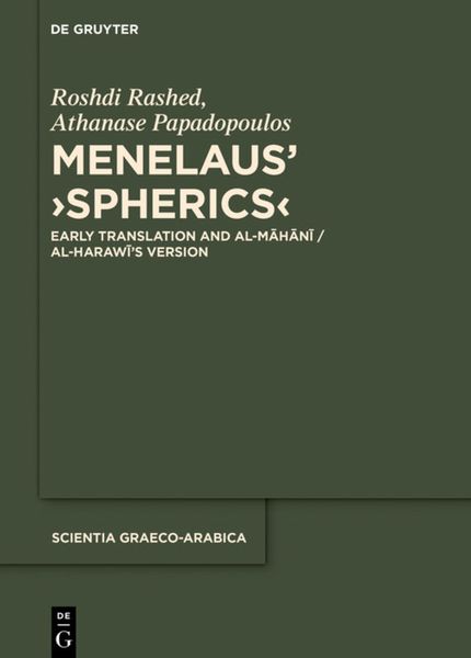 Produktbild: Menelaus' &rsaquo;Spherics&lsaquo;