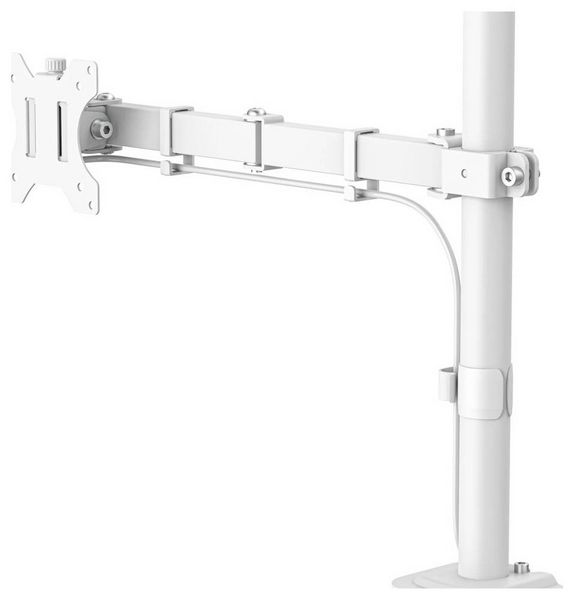 Produktbild: Hama Monitor-Tischhalterung 1 88,9 cm (35") Wei&szlig; Neigbar, H&ouml;henverstellbar, Rotierbar, Schwenkbar