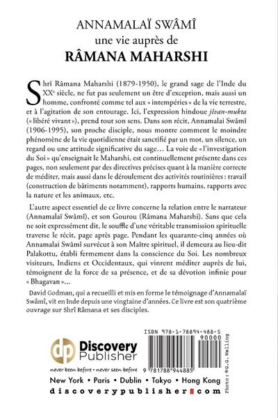 Produktbild: Annamala&iuml; Swami, une vie aupr&egrave;s de Ramana Maharshi