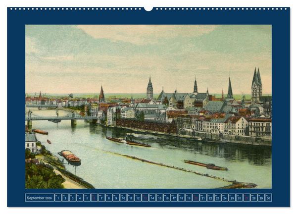 Produktbild: Historisches Bremen an der Weser von 1888 bis 1918 (Wandkalender 2026 DIN A2 quer), CALVENDO Monatskalender