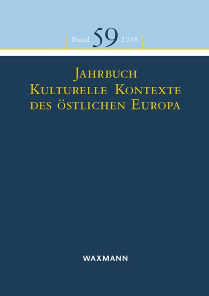 Produktbild: Jahrbuch Kulturelle Kontexte des &ouml;stlichen Europa
