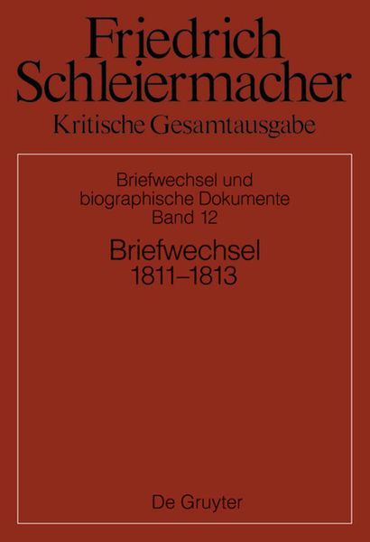 Produktbild: Briefwechsel 1811-1813