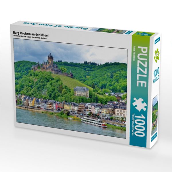 Produktbild: CALVENDO Puzzle Burg Cochem an der Mosel | 1000 Teile Lege-Gr&ouml;&szlig;e 64x48cm Foto-Puzzle f&uuml;r gl&uuml;ckliche Stunden