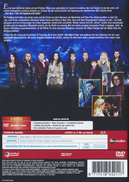 Produktbild: Once upon a time - Es war einmal - Staffel 3 [6 DVDs]