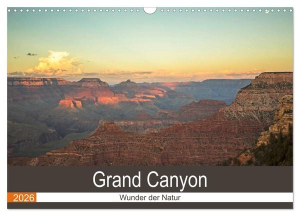 Produktbild: Grand Canyon - Wunder der Natur (Wandkalender 2026 DIN A3 quer), CALVENDO Monatskalender