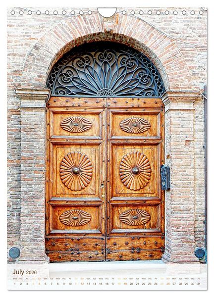 Produktbild: Umbrian Doorways (Wall Calendar 2026 DIN A4 portrait), CALVENDO 12 Month Wall Calendar
