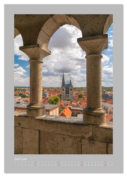 Produktbild: Quedlinburg - K&ouml;nigspfalz & Mitglied der Hanse (Wandkalender 2026 DIN A2 hoch), CALVENDO Monatskalender