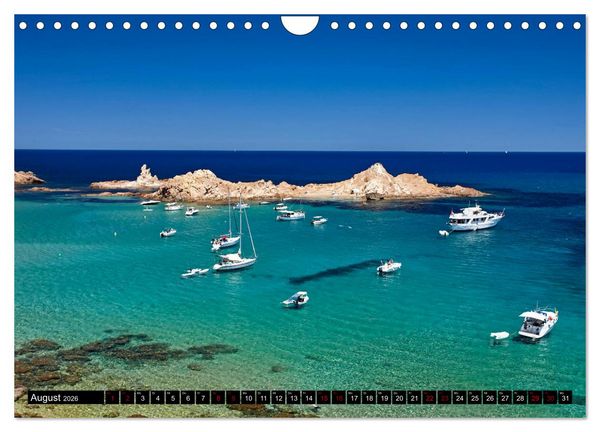 Produktbild: MENORCA - Die sanfte Perle (Wandkalender 2026 DIN A4 quer), CALVENDO Monatskalender