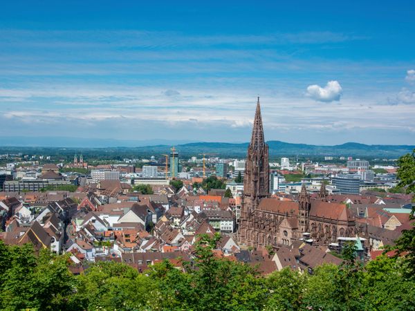 Produktbild: CALVENDO Puzzle Freiburg Panorama 1000 Teile Lege-Gr&ouml;&szlig;e 64 x 48 cm Foto-Puzzle Bild von Stefanie und Philipp Kellmann