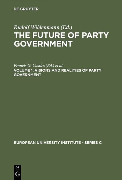 Produktbild: Visions and Realities of Party Government