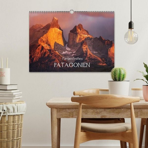 Produktbild: Farbenfrohes Patagonien (Wandkalender 2026 DIN A3 quer), CALVENDO Monatskalender