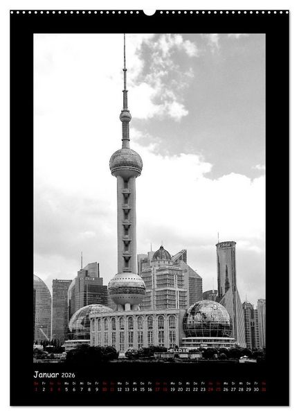 Produktbild: Shanghai zwischen Tradition und Business (hochwertiger Premium Wandkalender 2026 DIN A2 hoch), Kunstdruck in Hochglanz