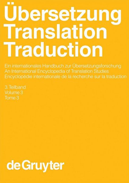 Produktbild: &Uuml;bersetzung - Translation - Traduction. 3. Teilband