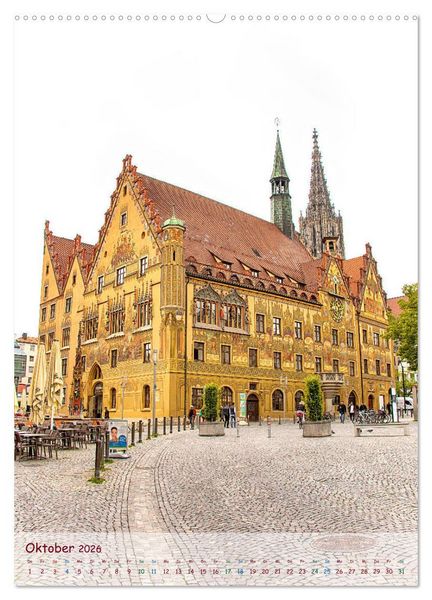 Produktbild: Ulm - Donaustadt f&uuml;r Entdecker (Wandkalender 2026 DIN A2 hoch), CALVENDO Monatskalender