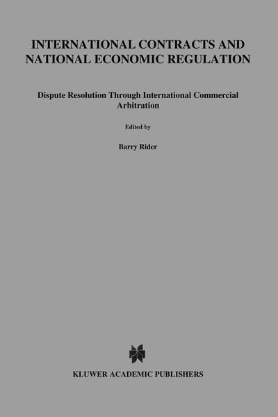 Produktbild: International Contracts and National Economic Regulation