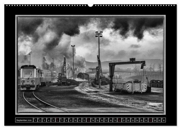 Produktbild: Unter Dampf - Eisenbahnromantik im Harz (Wandkalender 2026 DIN A2 quer), CALVENDO Monatskalender