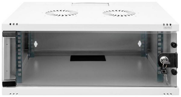 Produktbild: Digitus DN-38010 19 Zoll Wandgeh&auml;use (B x H x T) 540 x 241 x 400 mm 4 HE Lichtgrau (RAL 7035), Grau, Grau (Metallgeh&auml;use), Hellgrau, Lichtgrau