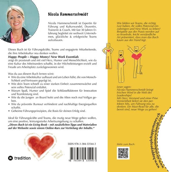 Produktbild: New Work Essentials - mit Herz, Humor und Menschlichkeit - 11 F&uuml;hrungshacks f&uuml;r ein gemeinsames Miteinander im Team - Teamf&uuml;hrung leicht gemacht!