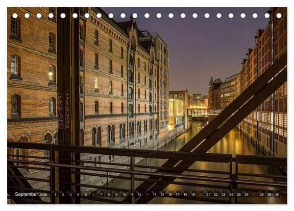 Produktbild: Die Speicherstadt (Tischkalender 2026 DIN A5 quer), CALVENDO Monatskalender
