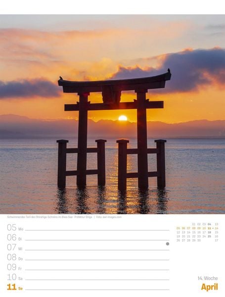 Produktbild: Japan Wochenplaner Kalender 2027 | Das Land der aufgehenden Sonne