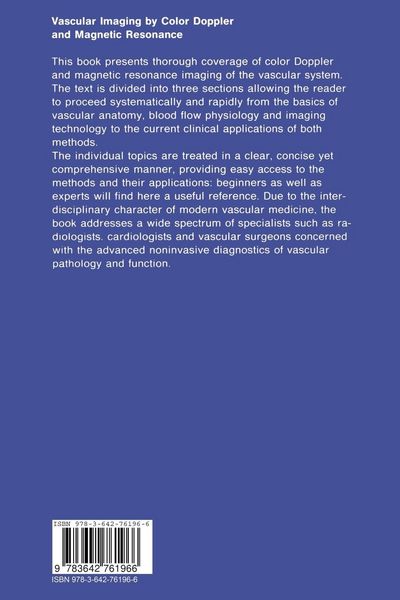 Produktbild: Vascular Imaging by Color Doppler and Magnetic Resonance