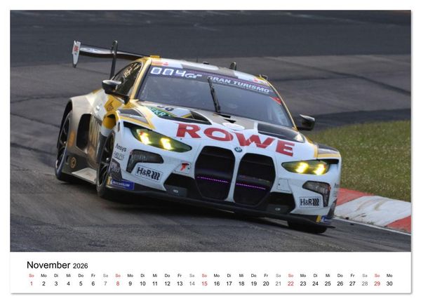 Produktbild: Supersportwagen auf der Rennstrecke (Wandkalender 2026 DIN A4 quer), CALVENDO Monatskalender