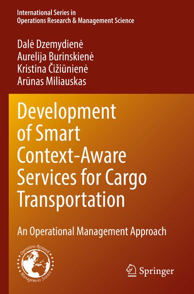 Produktbild: Development of Smart Context-Aware Services for Cargo Transportation