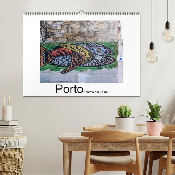 Produktbild: Porto - Charme am Douro (Wandkalender 2026 DIN A2 quer), CALVENDO Monatskalender