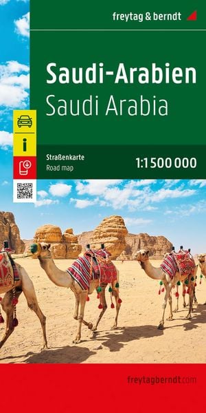 Produktbild: Freytag & berndt Stra&szlig;enkarte Saudi-Arabien 1:1,5 Mio.