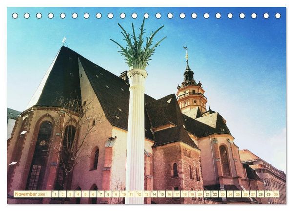 Produktbild: LEIPZIG urcool (Tischkalender 2026 DIN A5 quer), CALVENDO Monatskalender