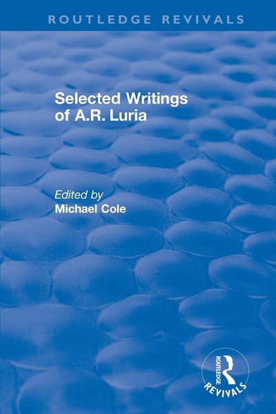 Produktbild: Selected Writings of A.R. Luria