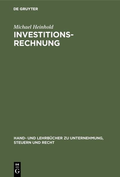 Produktbild: Investitionsrechnung