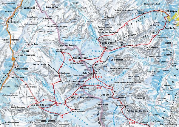 Produktbild: ROTHER Skitourenf&uuml;hrer Haute Route