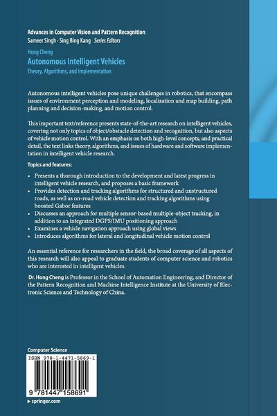 Produktbild: Autonomous Intelligent Vehicles