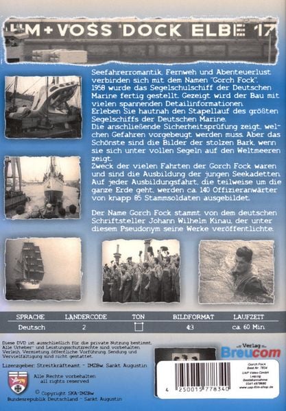 Produktbild: Gorch Fock - Bau und Indienststellung der Gorch Fock/Historische Filmdokumente