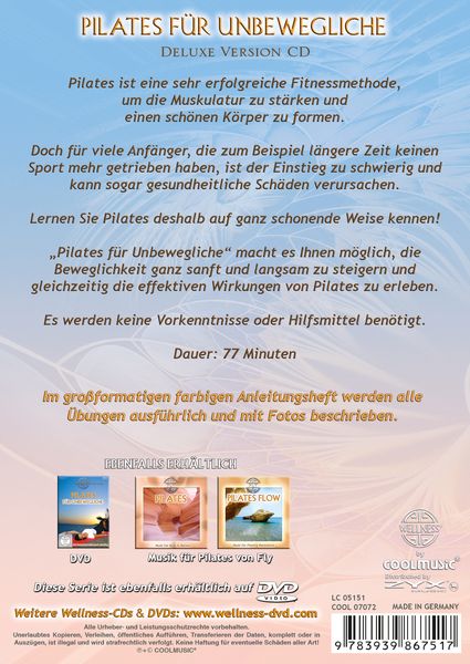 Produktbild: Pilates f&uuml;r Unbewegliche (Deluxe Version CD)