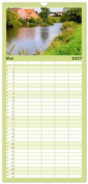 Produktbild: Familienplaner 2027 - Die Fulda mit 5 Spalten (Wandkalender, 21 x 45 cm) CALVENDO