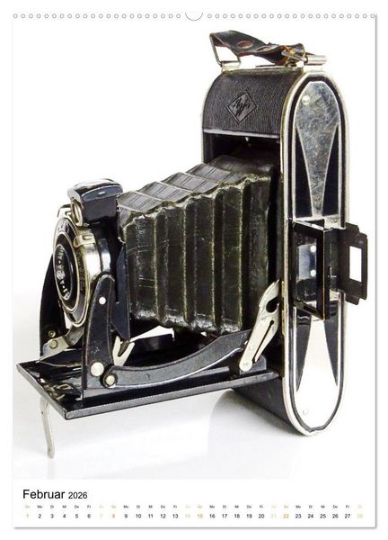 Produktbild: Balgenkameras - Analoge Fotoapparate mit Charme (hochwertiger Premium Wandkalender 2026 DIN A2 hoch), Kunstdruck in Hochglanz