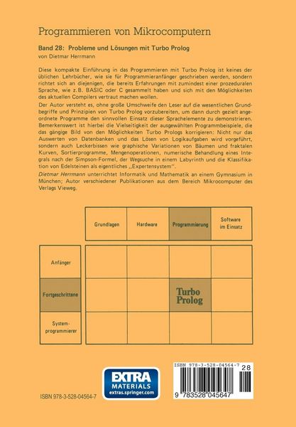 Produktbild: Probleme und L&ouml;sungen mit Turbo-Prolog