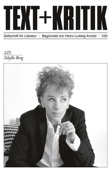 Sibylle Berg, Taschenbuch von Heinz Ludwig Arnold, Edition text + kritik, 978-3-96707-064-4