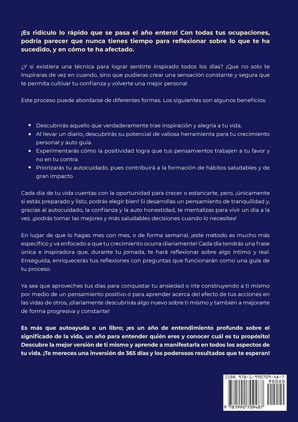 Produktbild: ESTE ES MI CAMINO Diario con 365 Pensamientos Positivos para tu Autocuidado