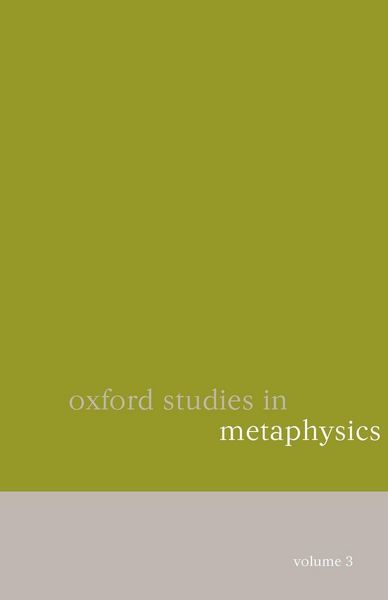 Produktbild: Oxford Studies in Metaphysics, Volume 3