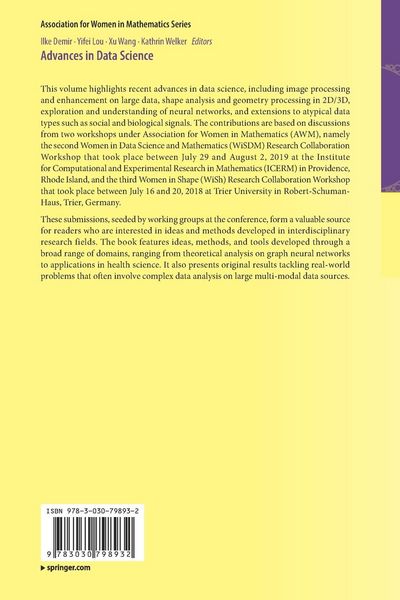 Produktbild: Advances in Data Science