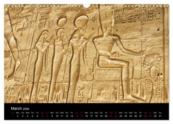 Produktbild: On the trail of the ancient Egypt (Wall Calendar 2026 DIN A3 landscape), CALVENDO 12 Month Wall Calendar