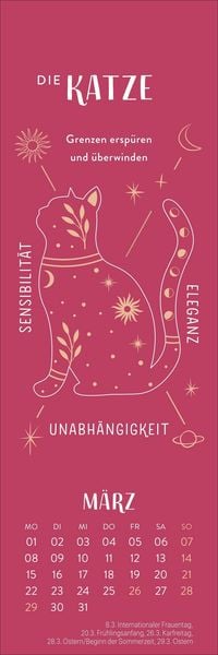 Produktbild: Krafttiere Lesezeichen & Kalender 2027