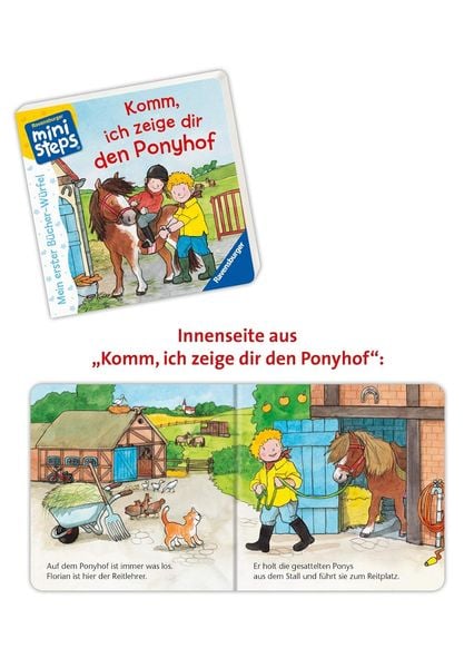 Produktbild: Ministeps: Mein erster B&uuml;cher-W&uuml;rfel: Mein allererstes Wissen (B&uuml;cher-Set)