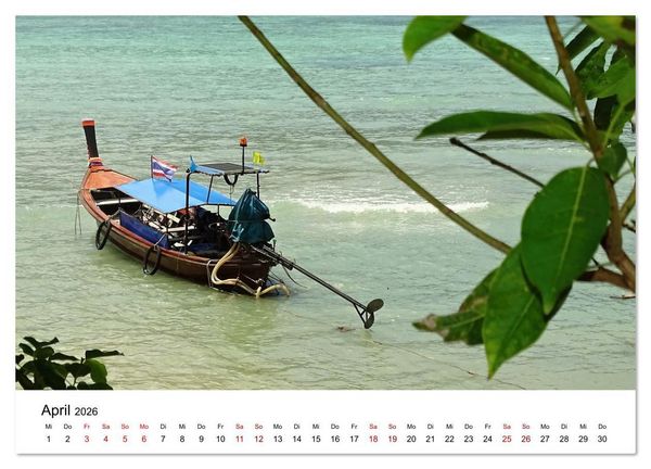 Produktbild: Sehnsuchtsland Thailand (Wandkalender 2026 DIN A4 quer), CALVENDO Monatskalender